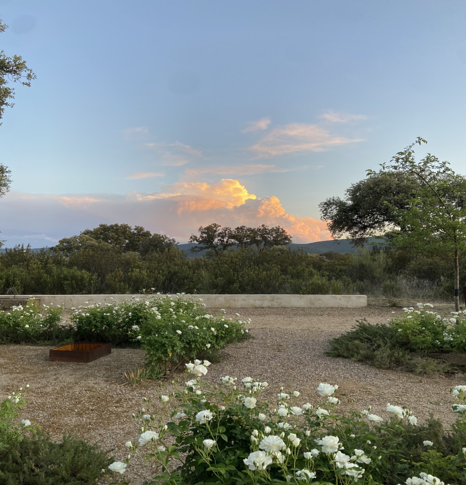 Imágen de la sierra de Altamira desde la casa rural